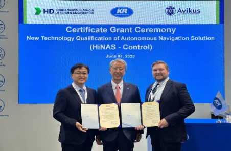 New Technology Qualification of Autonomous Navigation Solution (HiNAS - Control)
